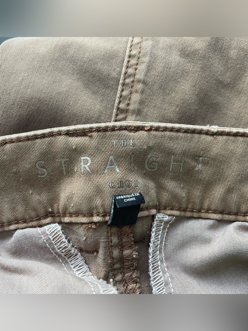White House Black market Women’s Utility Light Brown Slim Ankle Pants EUC Size 4 - Picture 5 of 8